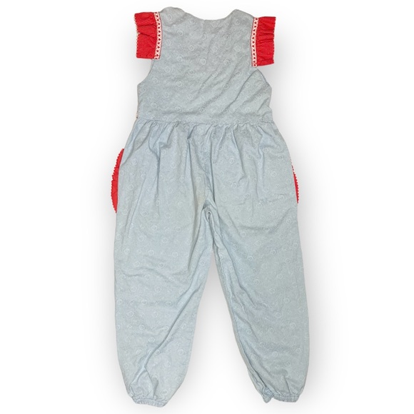 Vintage Handmade Raggedy Ann Jumpsuit Outfit - Picture 9 of 12